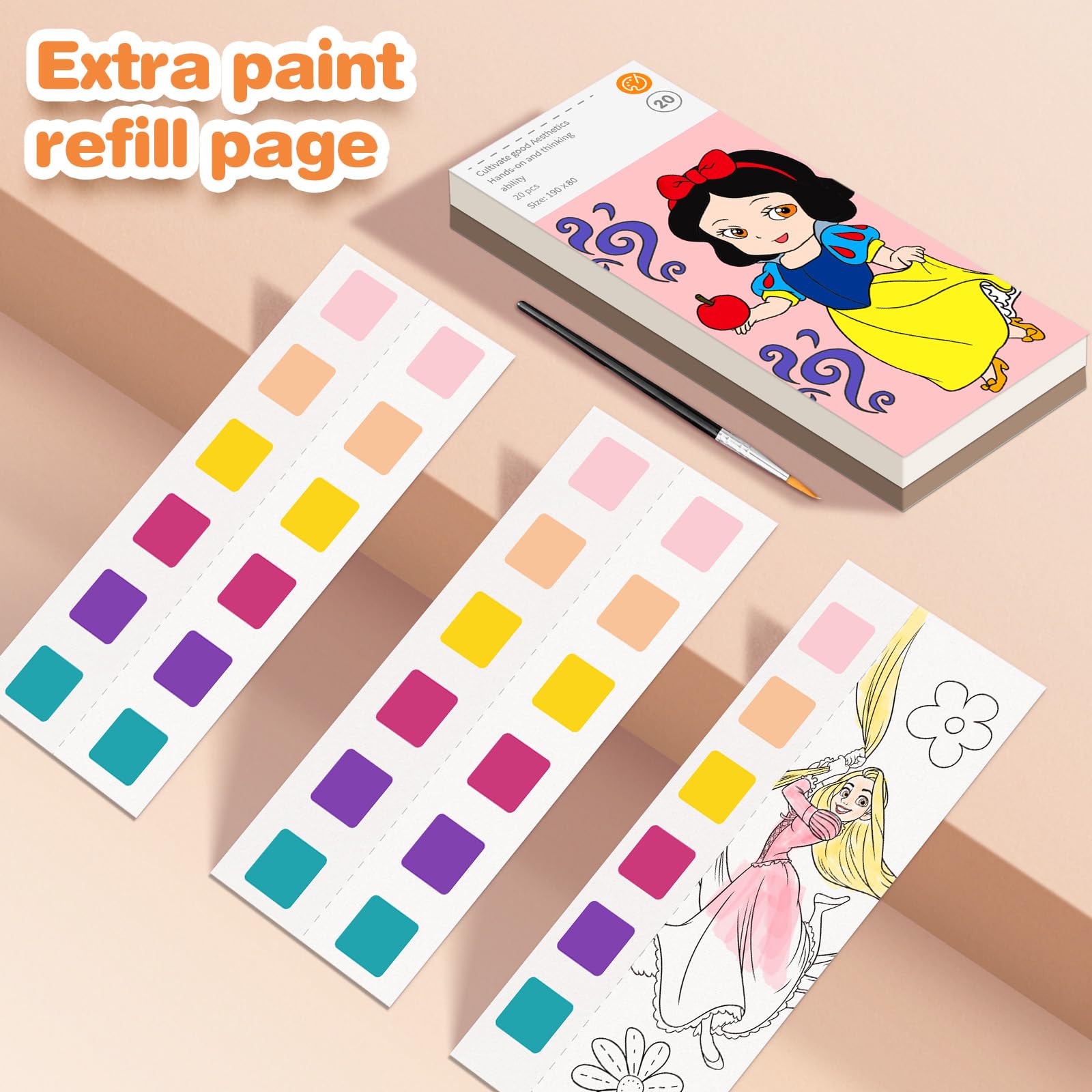 ZHOC kids painting on the go ideal for travel and quiet play