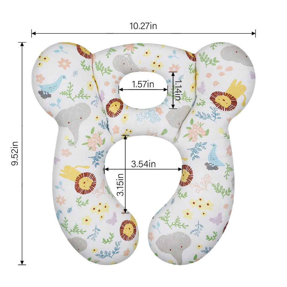 ZHOMA travel pillow folded compact for easy packing on trips