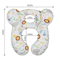 ZHOMA travel pillow folded compact for easy packing on trips