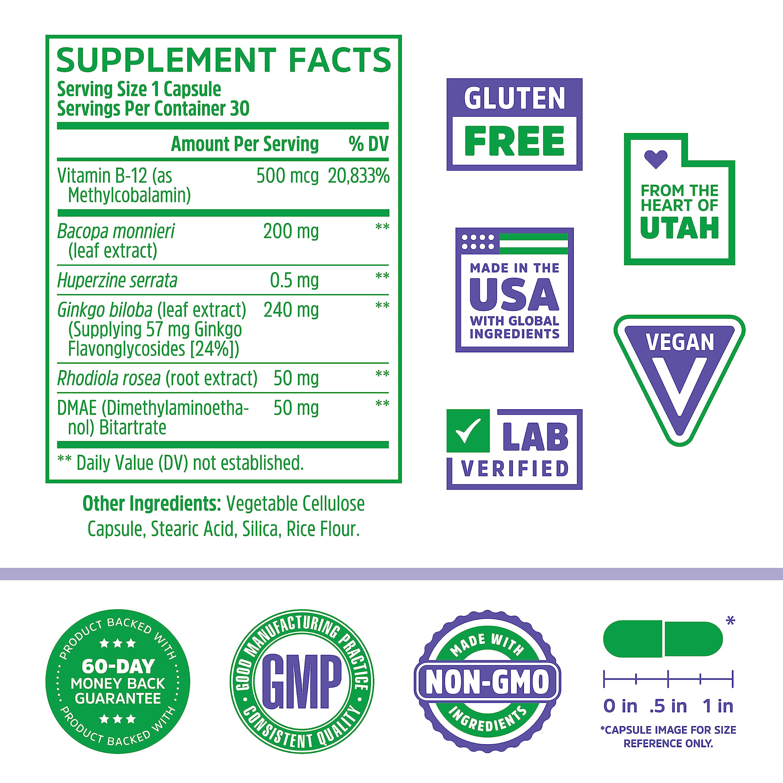 ZHOU Neuro-Peak capsules-closeup highlights a ready-to-take daily memory support.