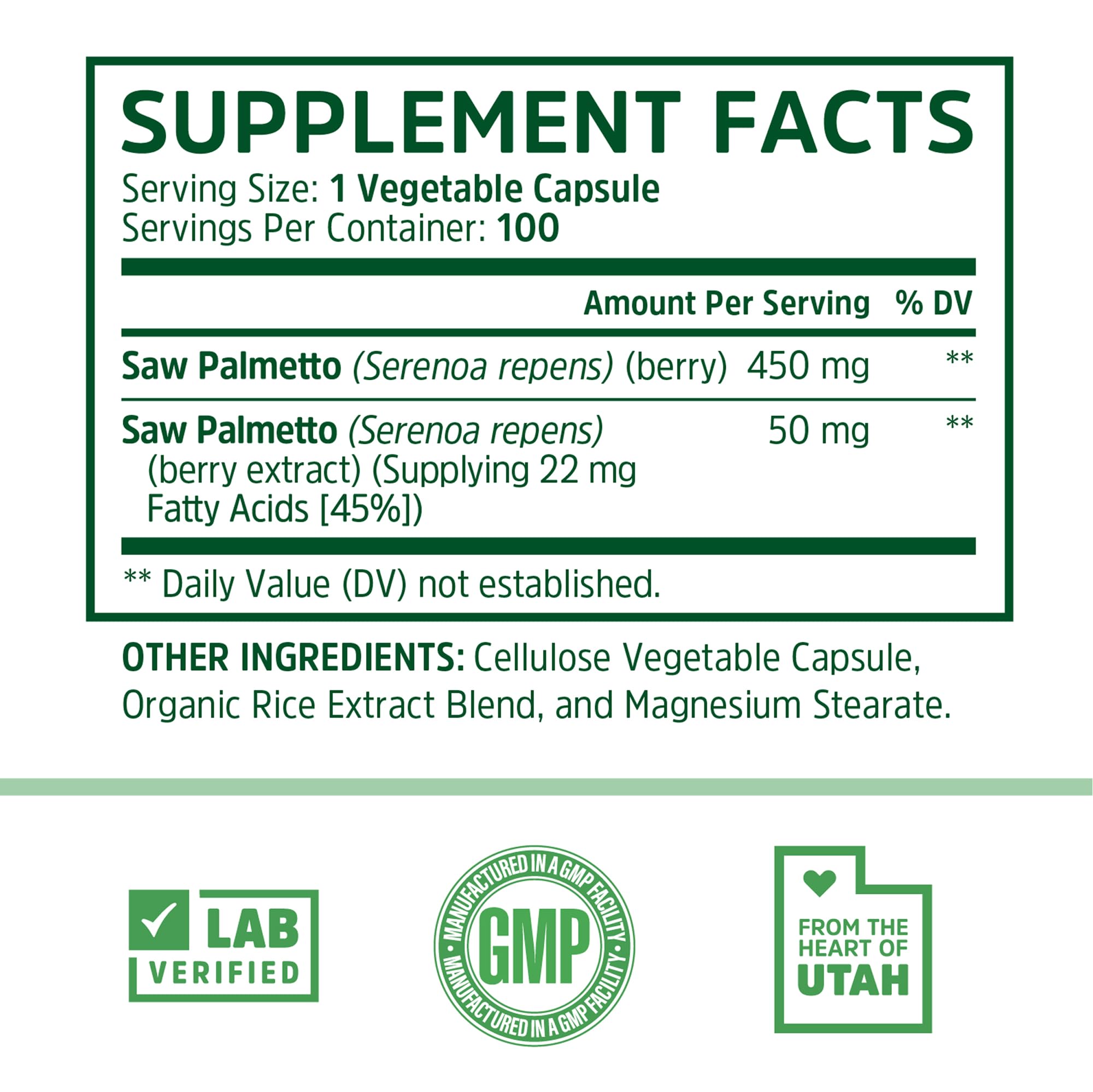 Zhou Saw Palmetto capsule closeup highlighting strength.