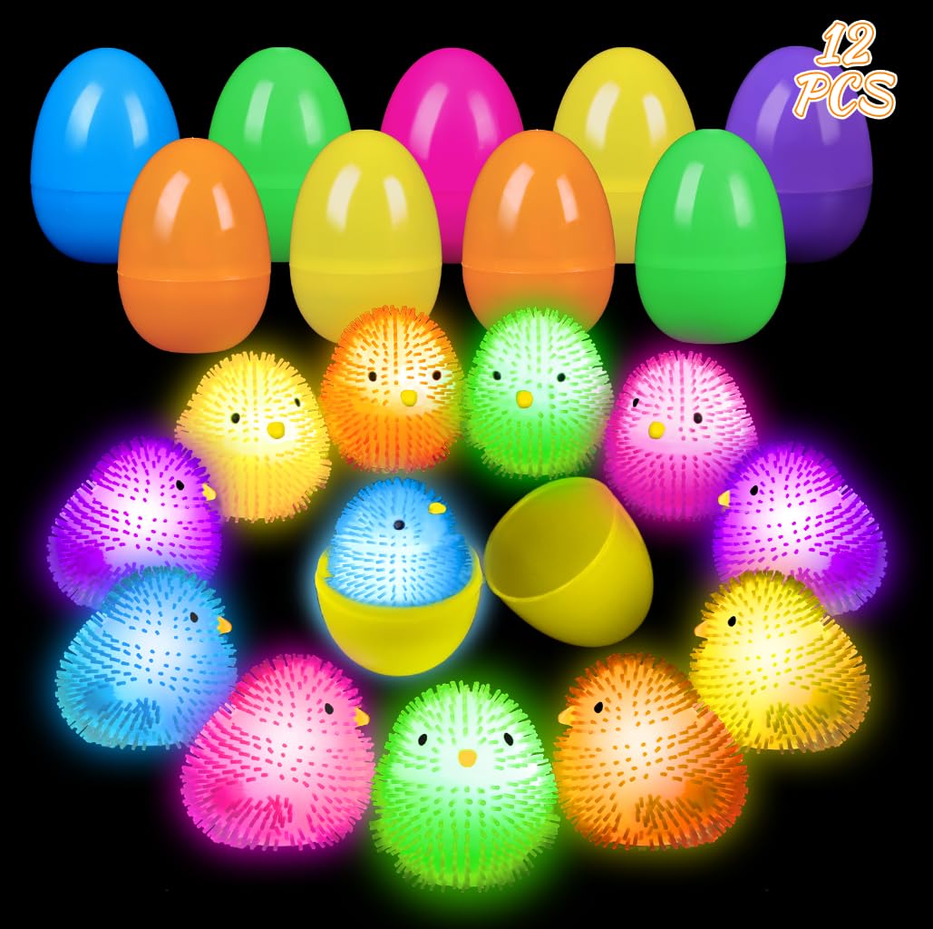 ZHZHHJMY Easter eggs 12pc set for colorful, engaging Easter hunts.
