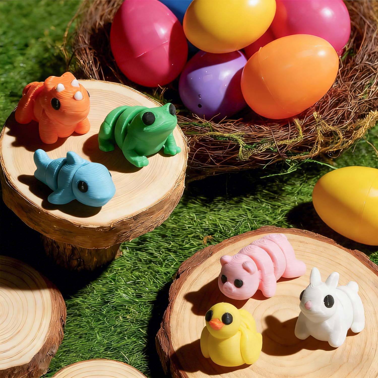 ZIAZQAM mini elephant figure included for imaginative play.