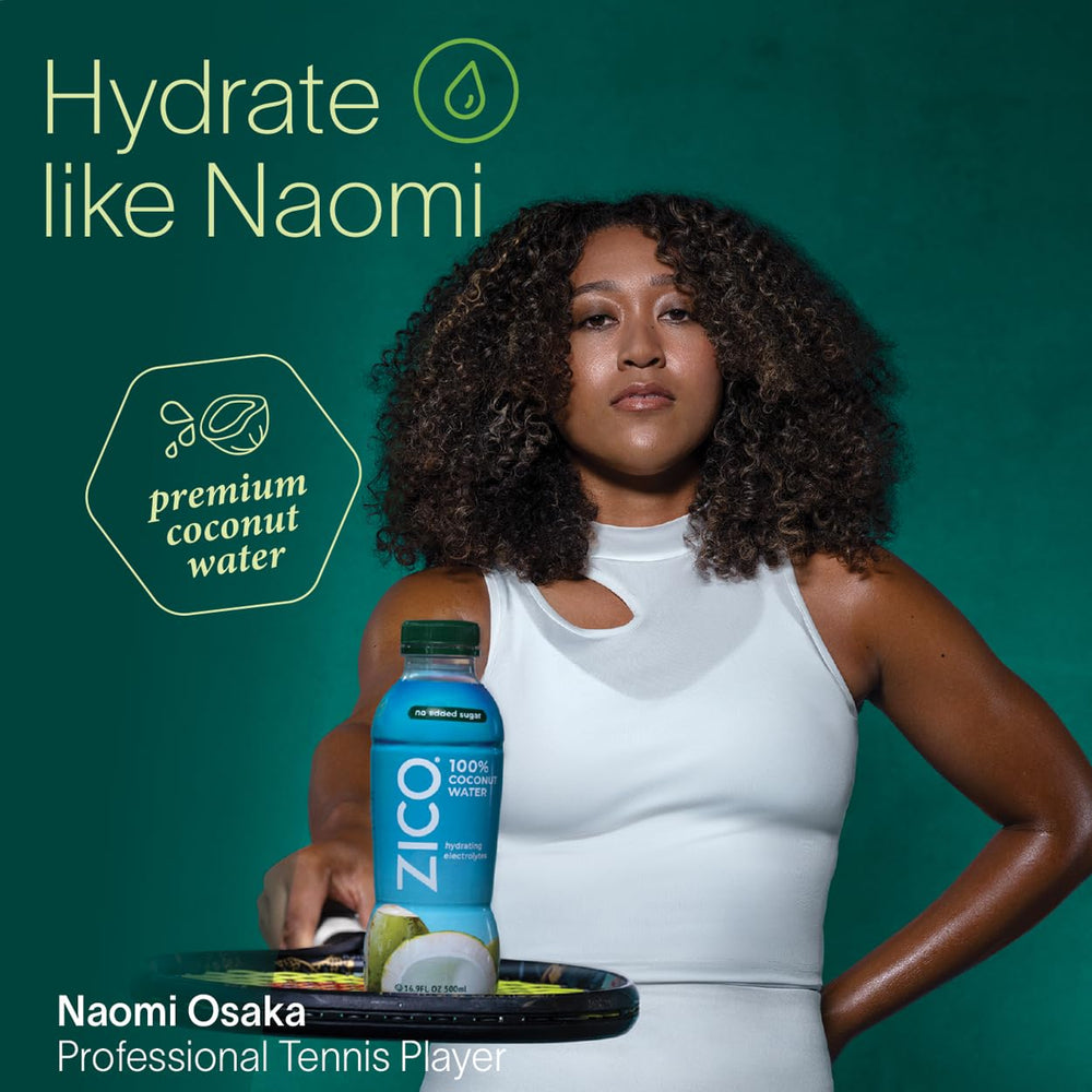 ZICO chocolate coconut water label highlights real cocoa and potassium