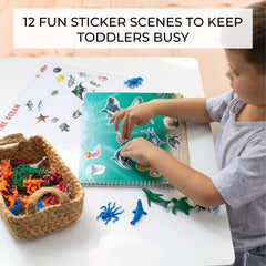 ZICOTO Arctic habitat page with stickers to spark imaginative coloring and focus.