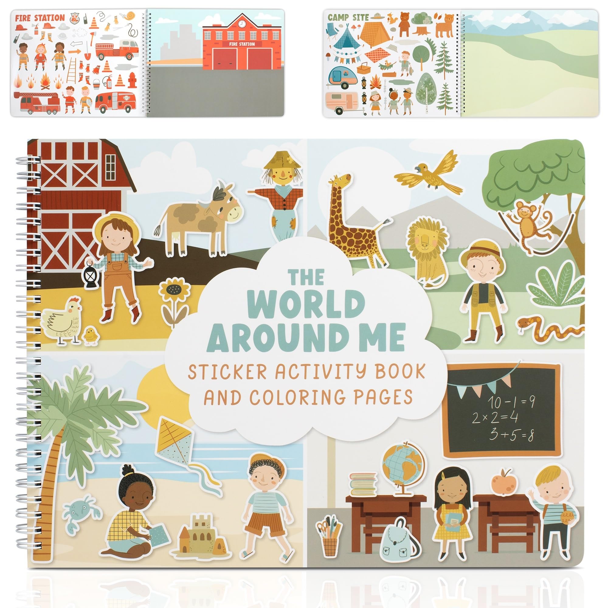 ZICOTO Fun Sticker Book cover featuring a smiling toddler for on-the-go entertainment