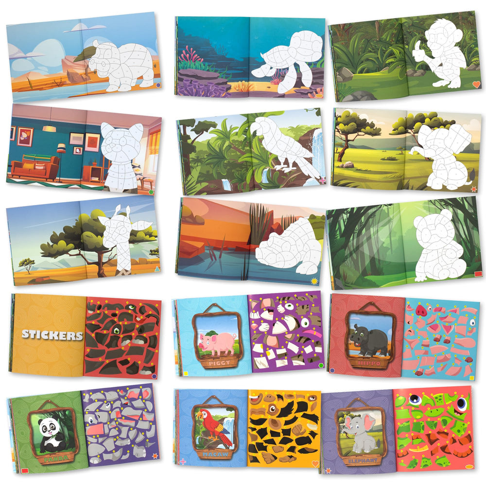 ZICOTO sticker art activity that entertains without screens.
