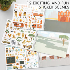 ZICOTO coloring pages and stickers offer creative play and motor skills practice