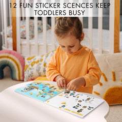 ZICOTO toddler sticker beach scene sparks imagination during travel