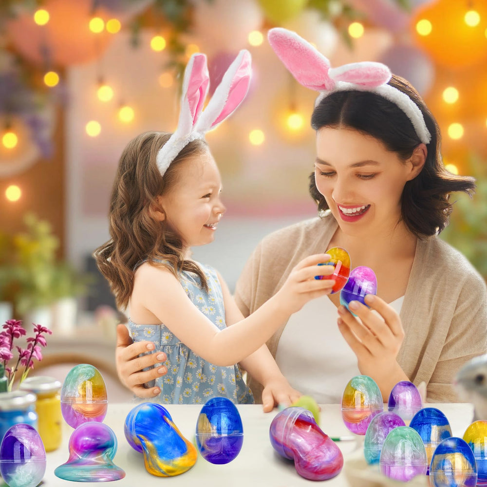 ZICZLI Durable shell Easter slime egg withstands drops