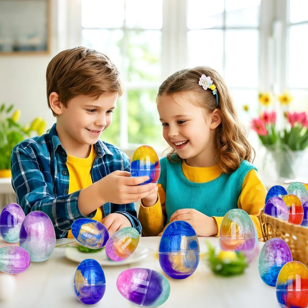 ZICZLI Kids enjoying Easter hunt with Galaxy Slime Eggs
