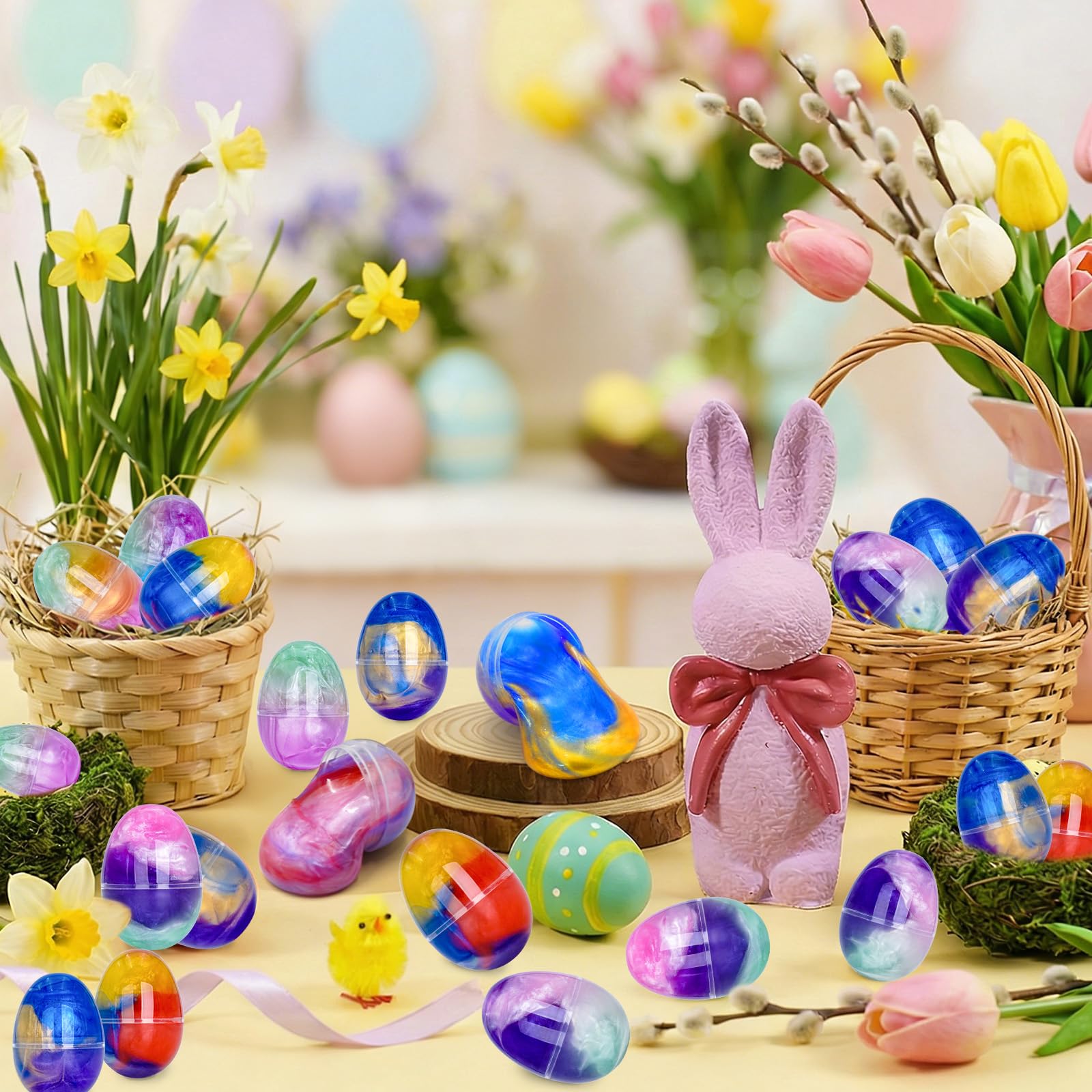 ZICZLI Non-toxic slime eggs safe for classroom and parties