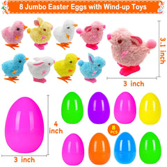 ZICZLI wind-up bunnies in action for lively indoor entertainment