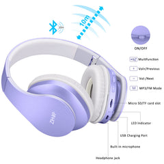 ZIHNIC Bluetooth headphones with seamless connection for quick pairing and clear calls.
