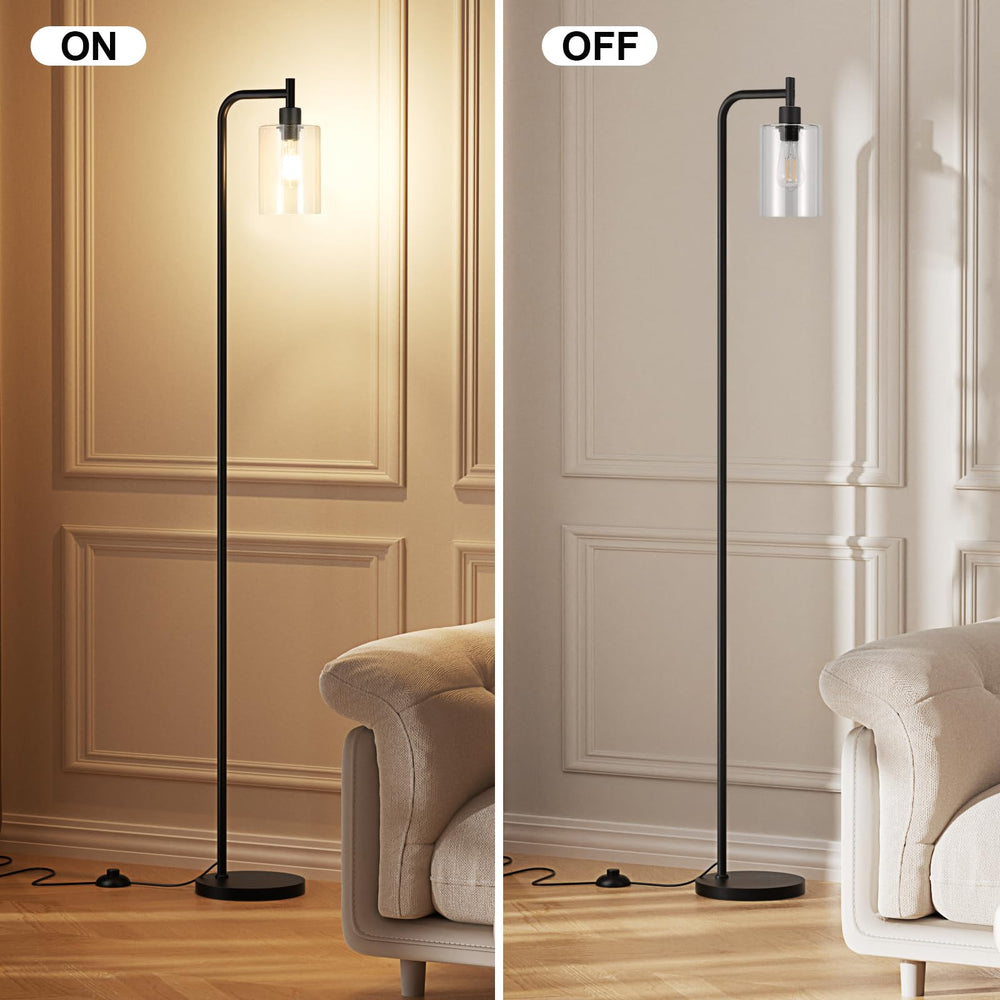 Ziisee floor lamp features a foot pedal switch for hands-free operation