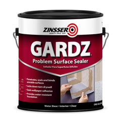 Zinsser Gardz sealer on porous surface ready for paint