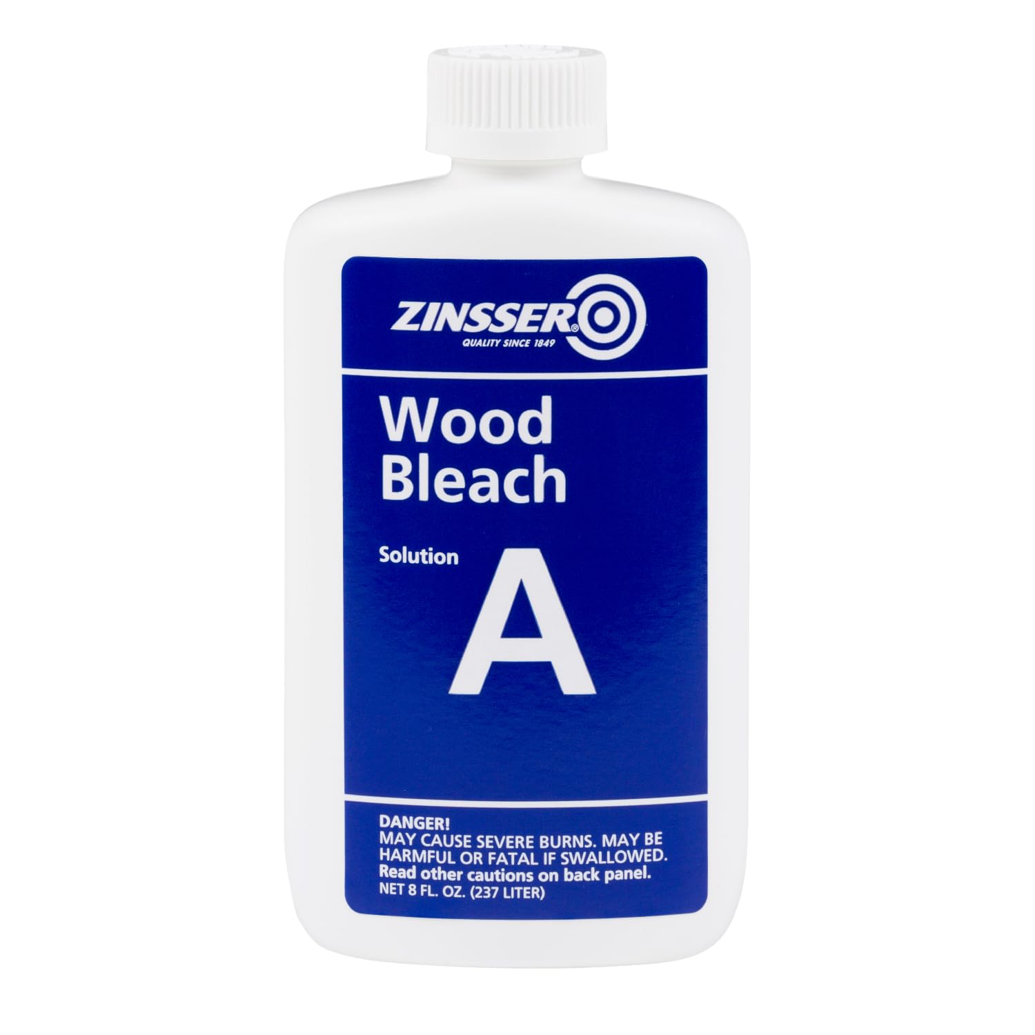 Zinsser Wood Bleach Kit Step One applies to new wood for lighter color.