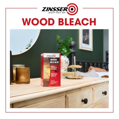 Zinsser wood brightening system on paneling for uniform shade.