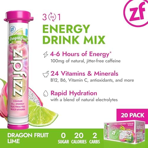 Zipfizz on-the-go stick ideal for busy days and travel.