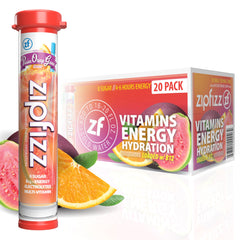 Zipfizz daily energy packet ready to mix for sustained focus.