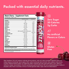 Zipfizz daily energy powder tube ready for on-the-go use.