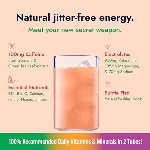 Zipfizz natural caffeine boost from 100 mg per serving.