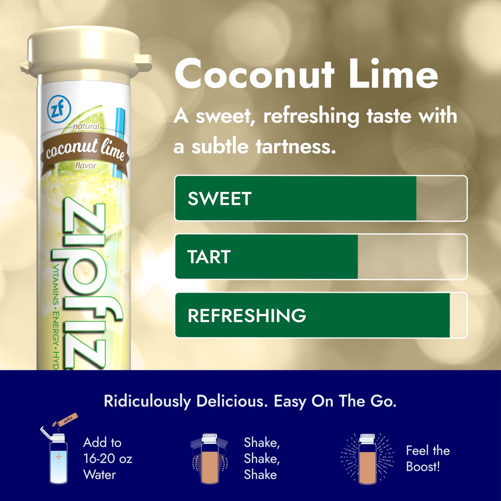 Zipfizz on-the-go single-serving pack for travel and busy days.