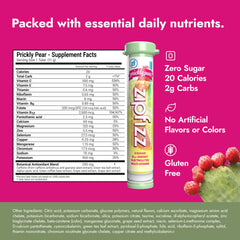 Zipfizz prickly pear flavor packets for convenient on-the-go energy.