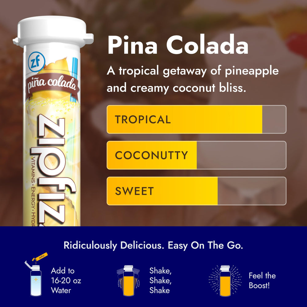 Zipfizz travel-friendly hydration sticks — convenient energy on the go for travelers