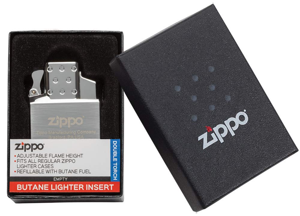 Zippo 65826 insert arrives in gift-box packaging for gifting.