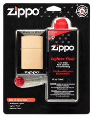 Flint dispenser included with Zippo kit ensures reliable ignition