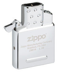 Zippo Double Torch ignition button for quick one-handed lighting