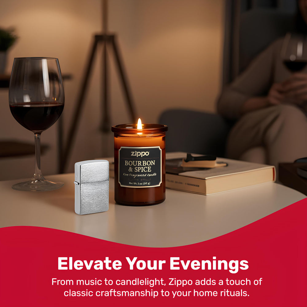 Zippo replaceable flints and wicks enable simple maintenance.