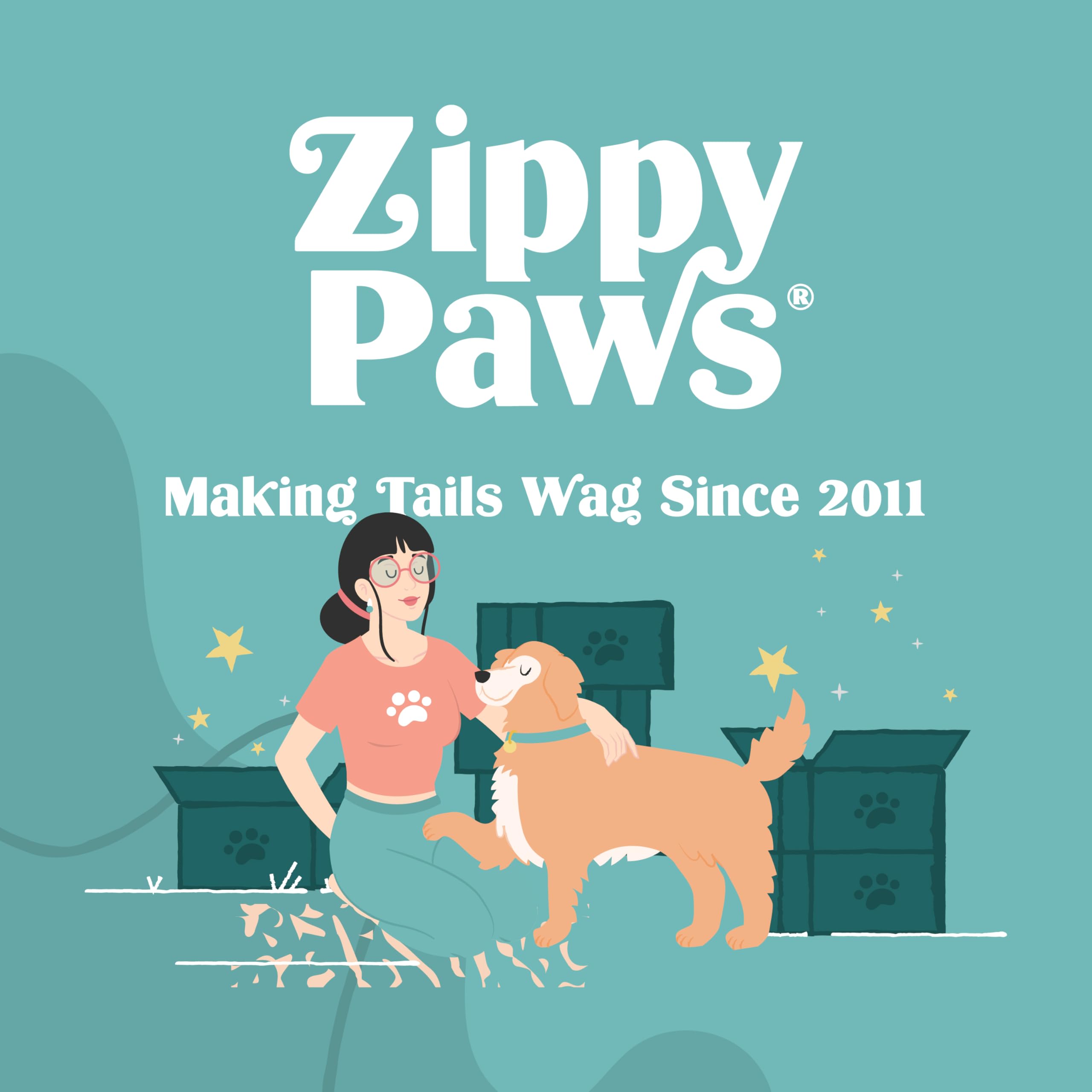 ZippyPaws Skinny Peltz dog toys ideal for fetch and tug indoors or outdoors.