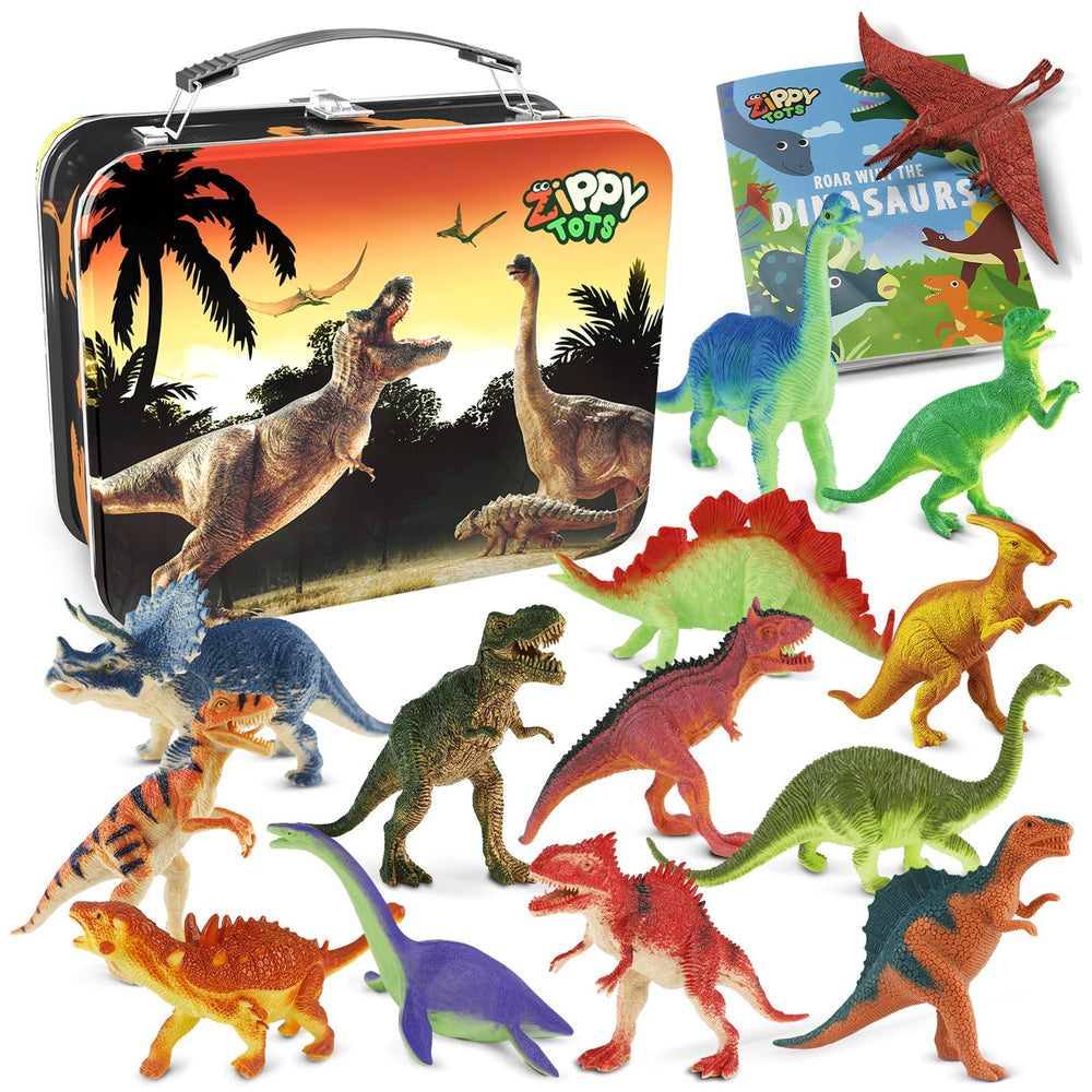 Zippytots dinosaur figures pack with realistic details for imaginative play
