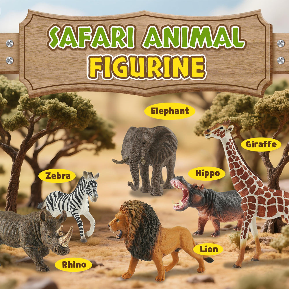 Zippytots safari hippo figurine promotes hands-on learning with durable, non-toxic materials.