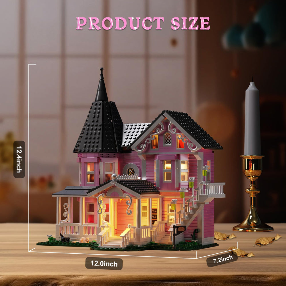 ZIQILIGHTING Pink Palace open-back view showcases interior details.