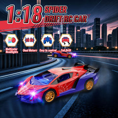 ZIROKAY Spider RC Car cockpit details enhance immersive driving pretend-play