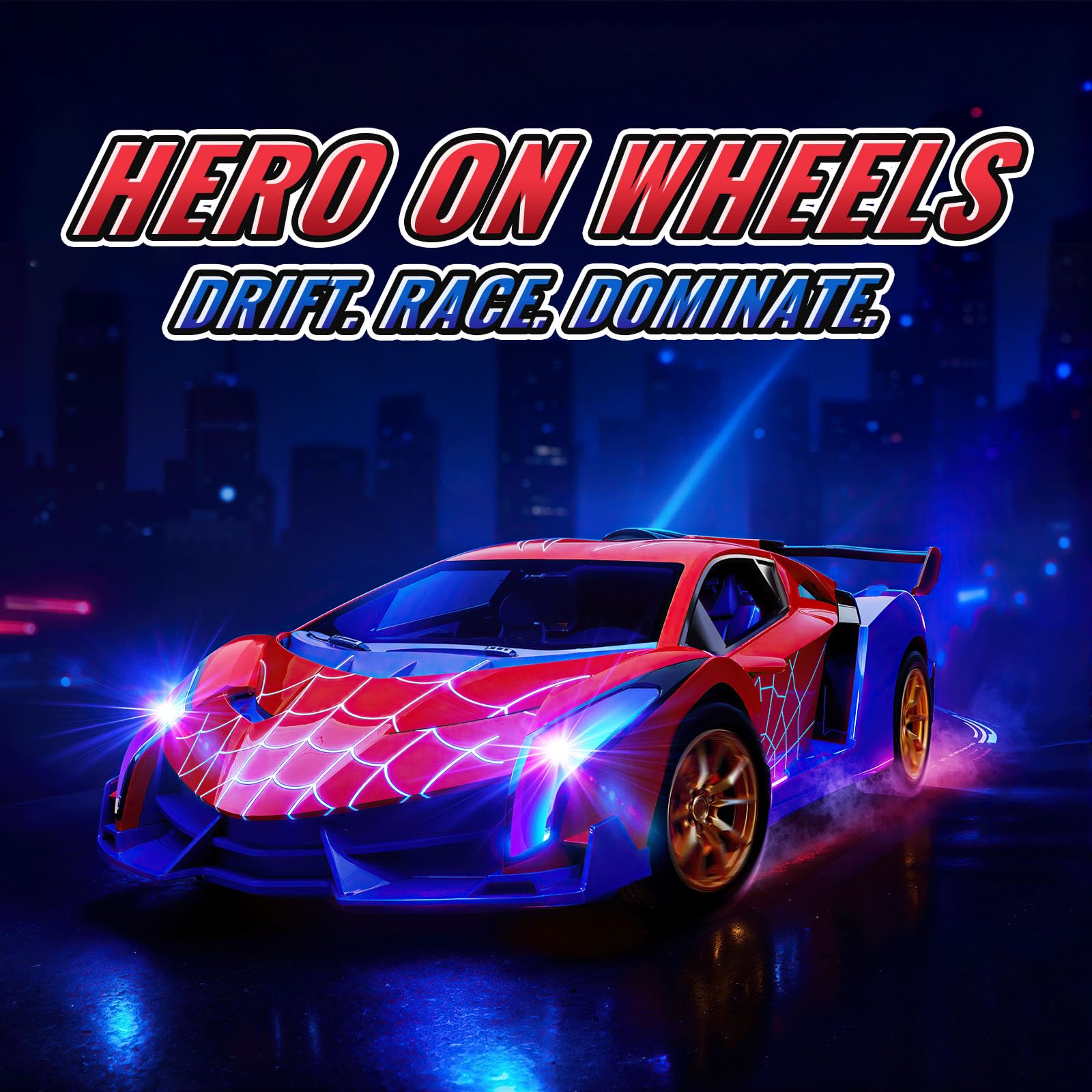 ZIROKAY Spider RC Car tail drift showcases agile spins for indoor races
