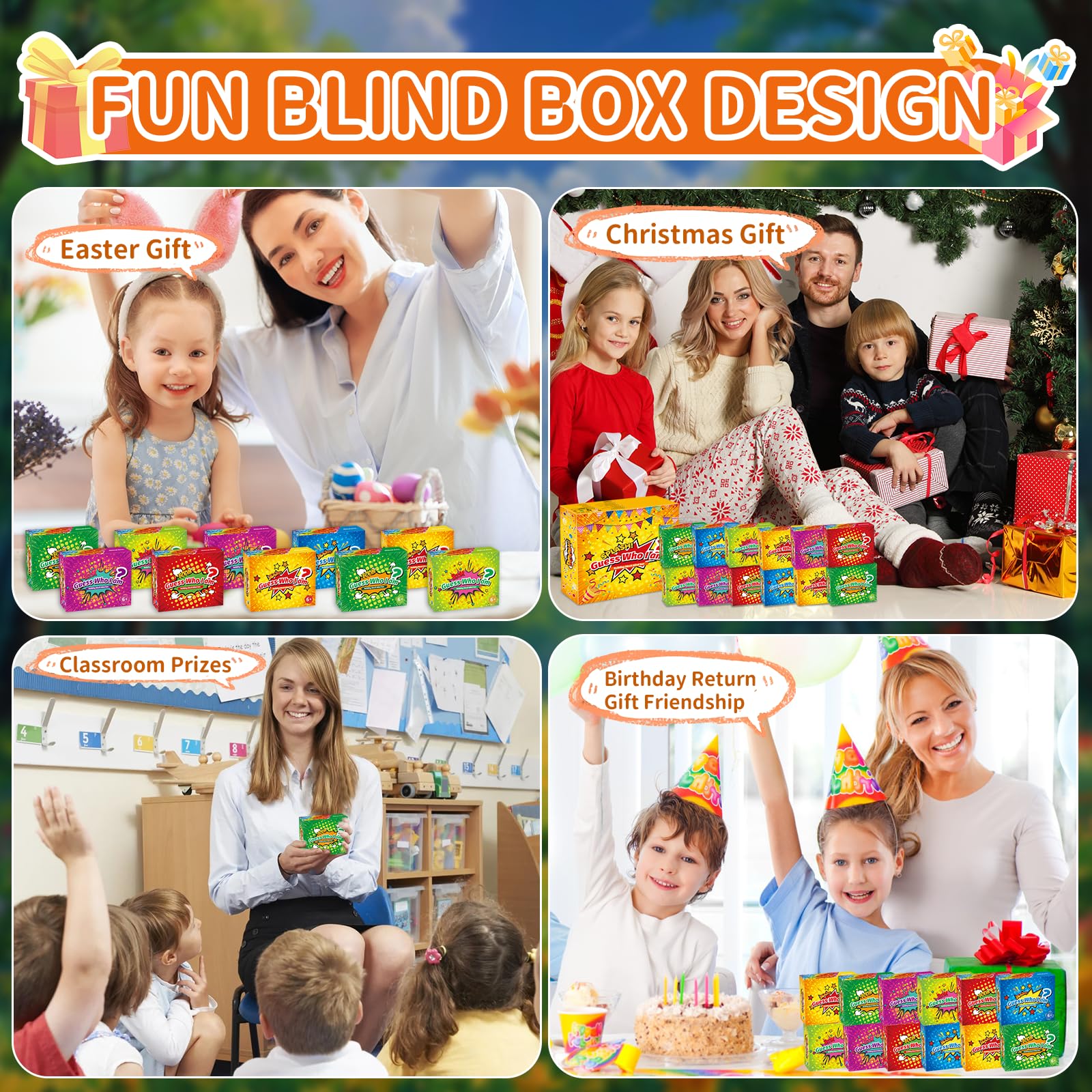 Zitetbolo 24-day countdown blind box for festive gifts