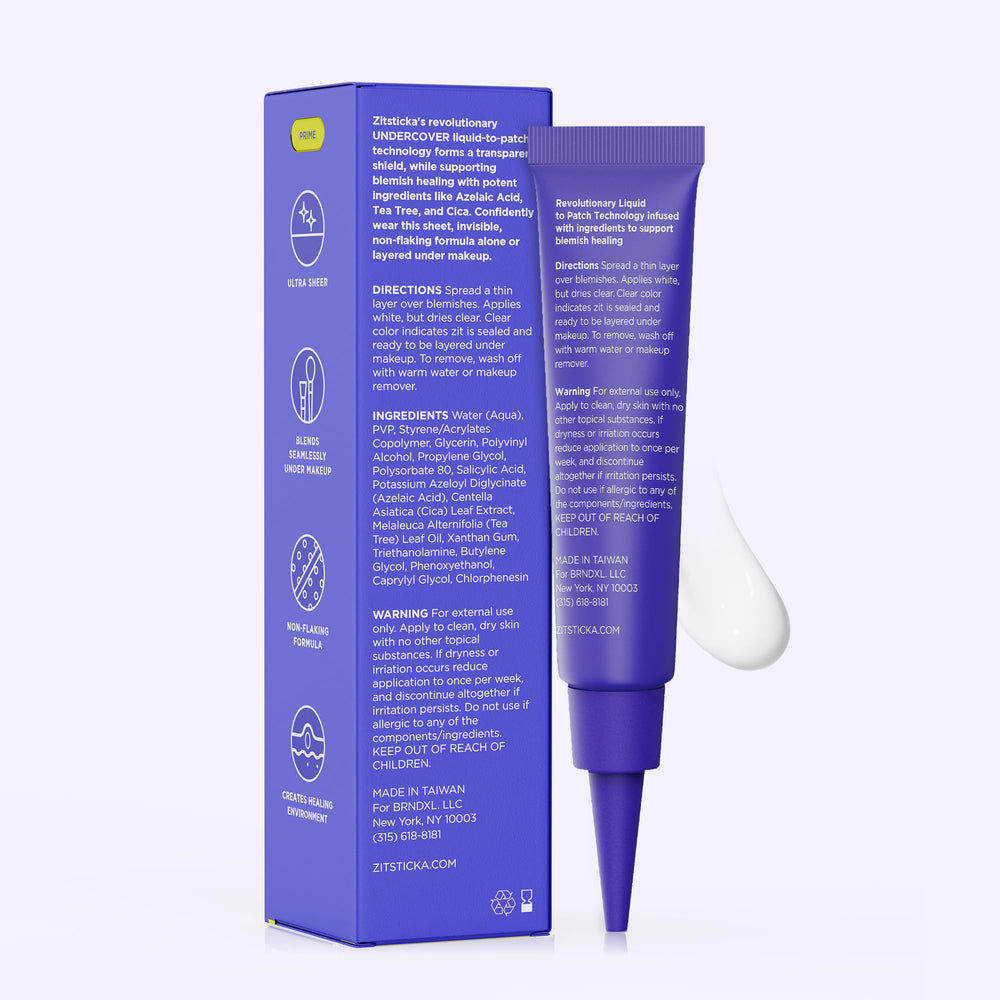 ZitSticka liquid patch provides long wear up to six hours.
