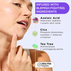 ZitSticka patch with tea tree, cica, azelaic acid ingredients.