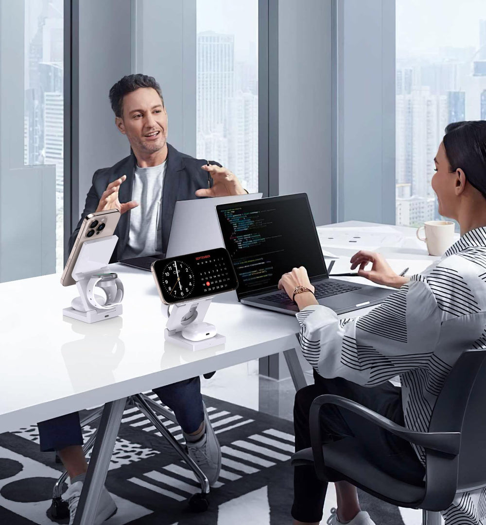 Ziweo travel-friendly desk setup shows compact foldable design