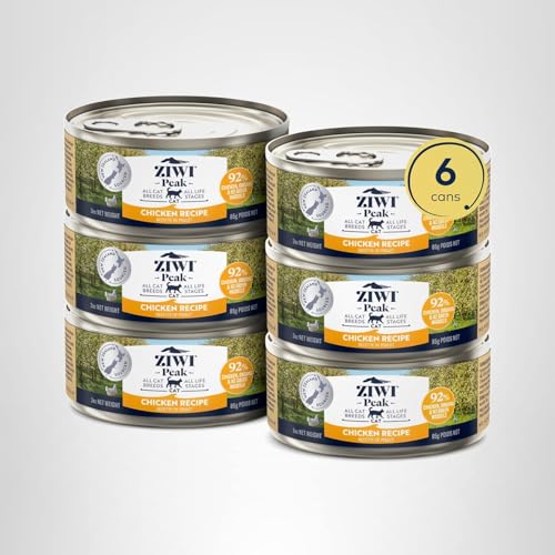ZIWI Chicken Recipe case of 6 cans highlights convenience