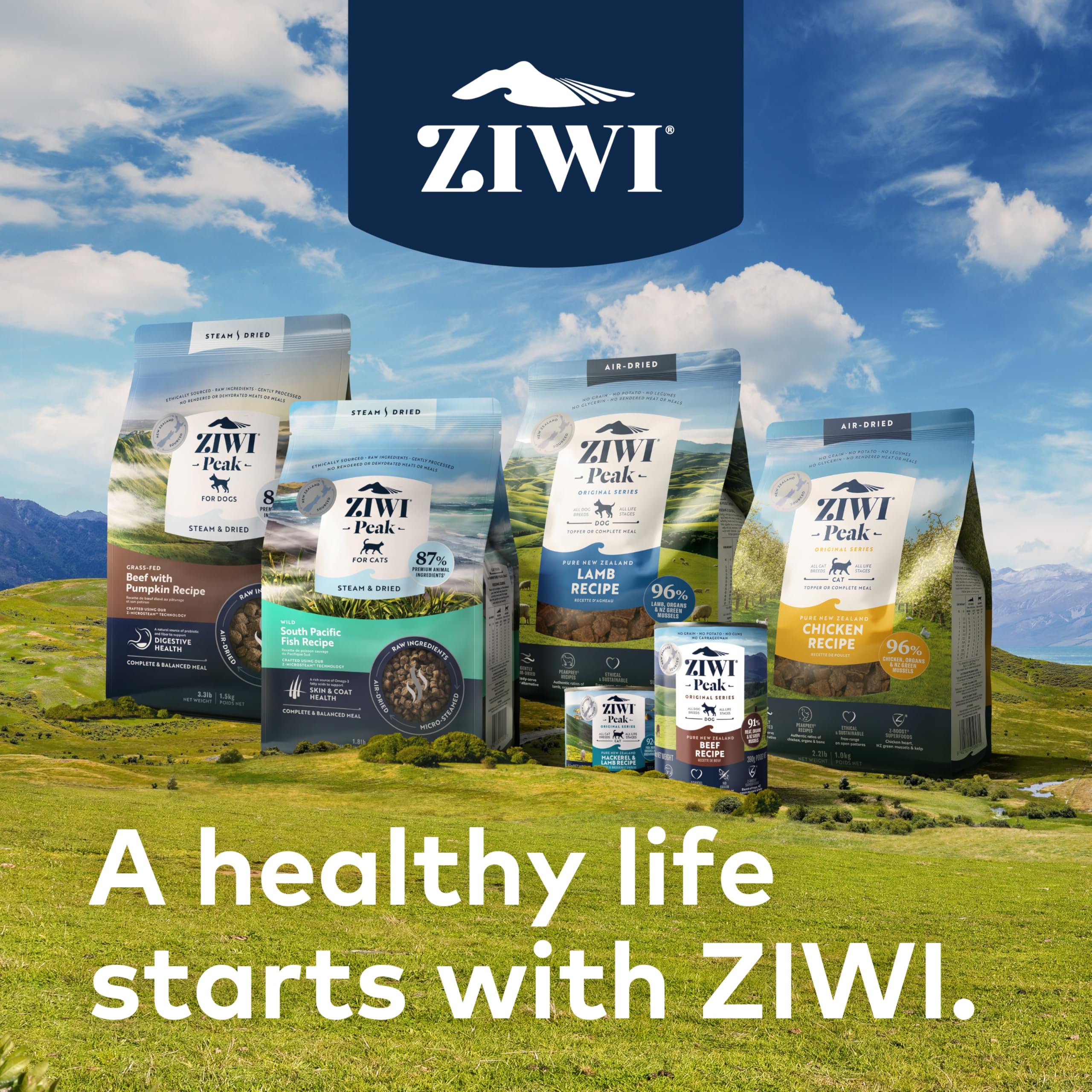 ZIWI Chicken Recipe New Zealand ingredients underscore clean sourcing