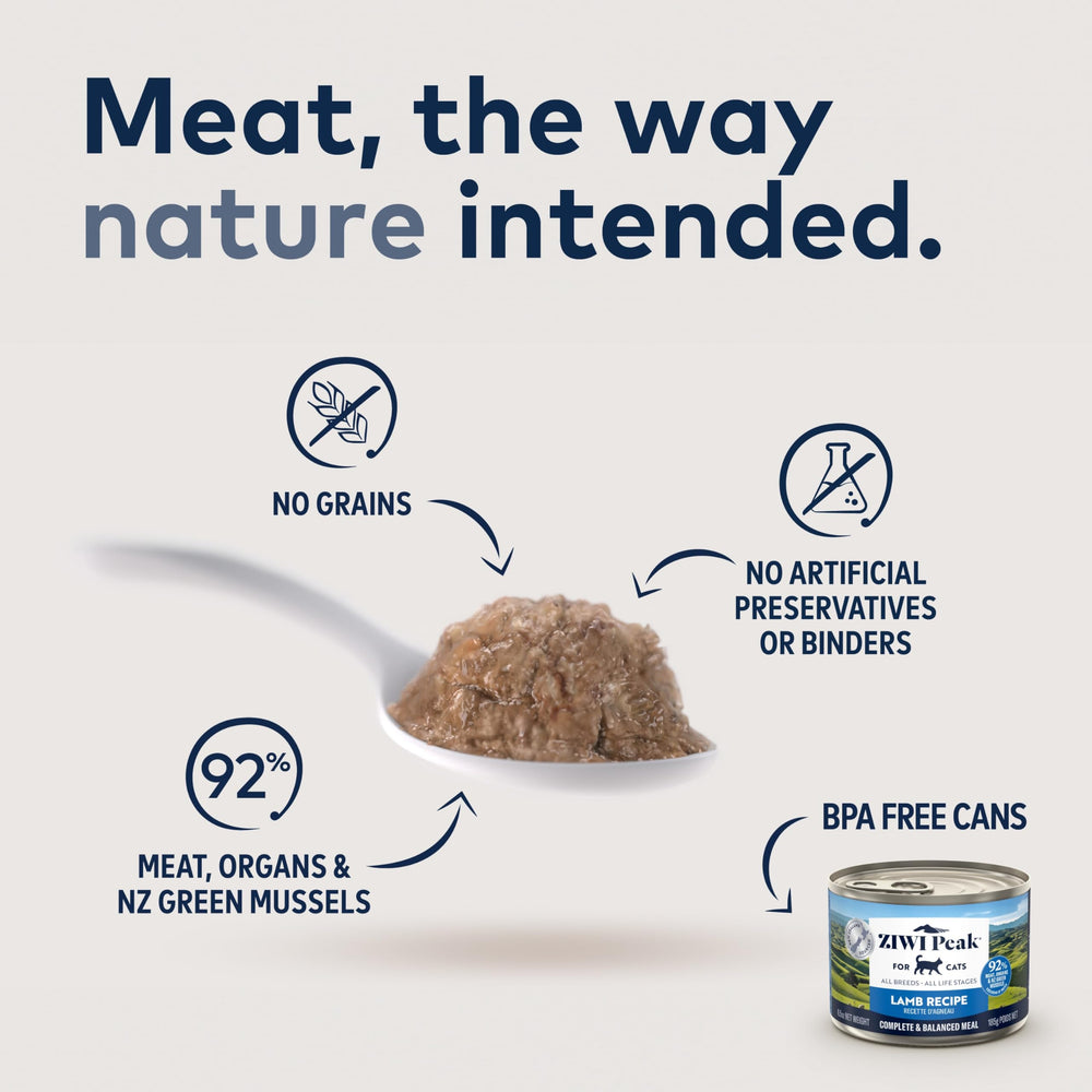 ZIWI Peak wet cat food chicken can delivers high-quality protein for daily vitality.