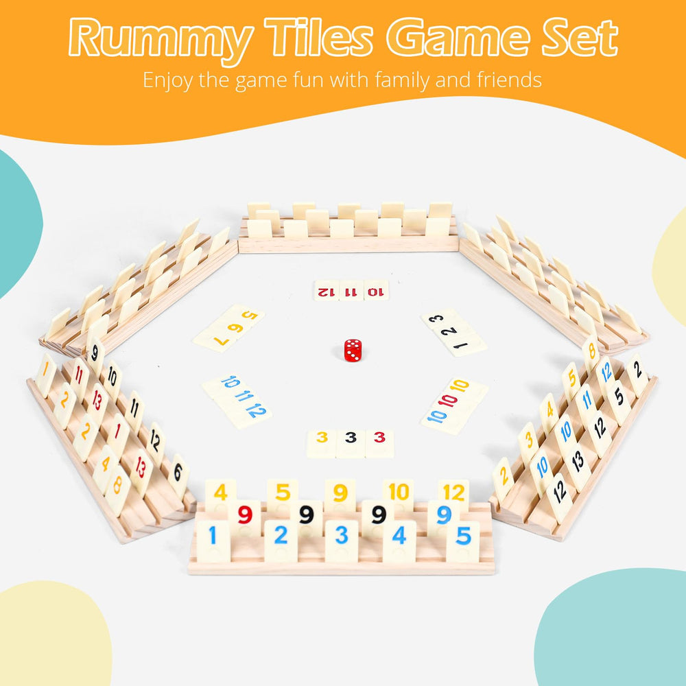 ZIXCARE Rummy Cube storage bag keeps tiles organized between games.