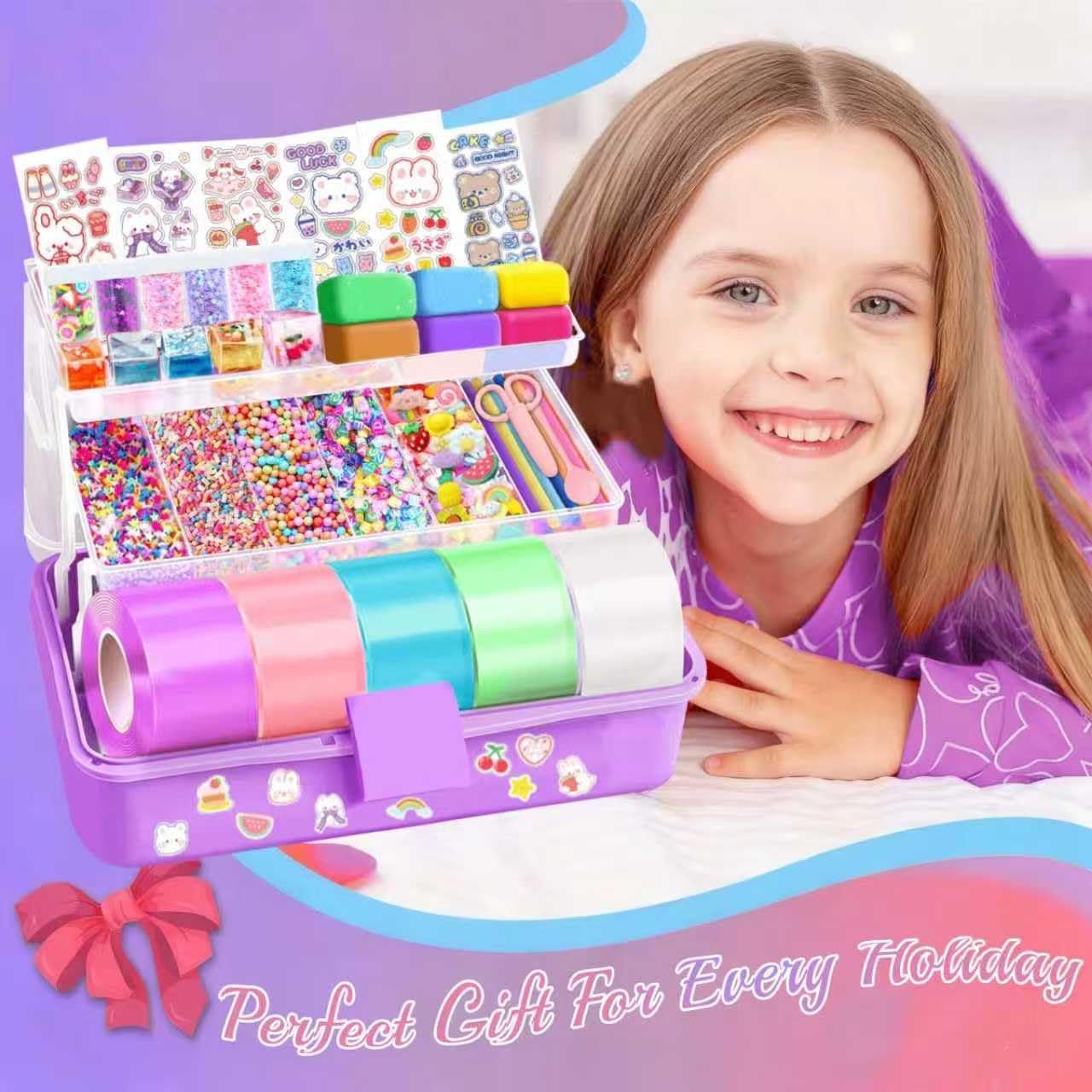 Children playing with ZiZa Nano Tape Bubble Kit bubbles