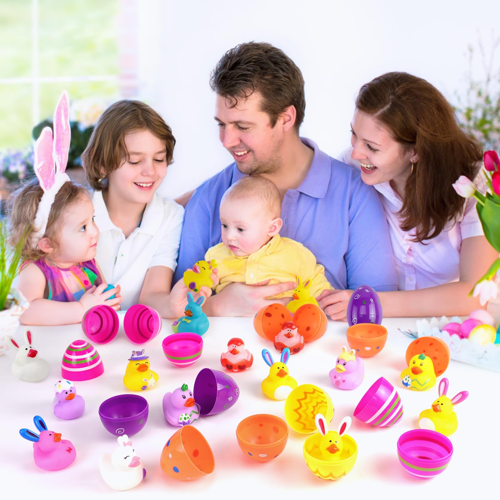 ZIZICG Easter basket filler ducks for gift-giving