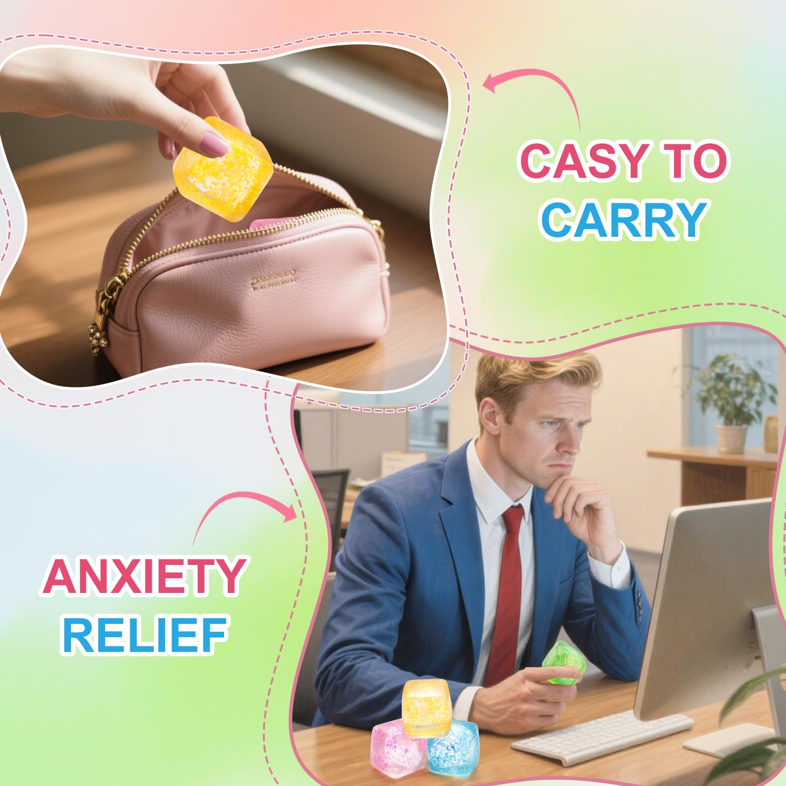 ZJDL Stress Cube party favors and classroom prizes.